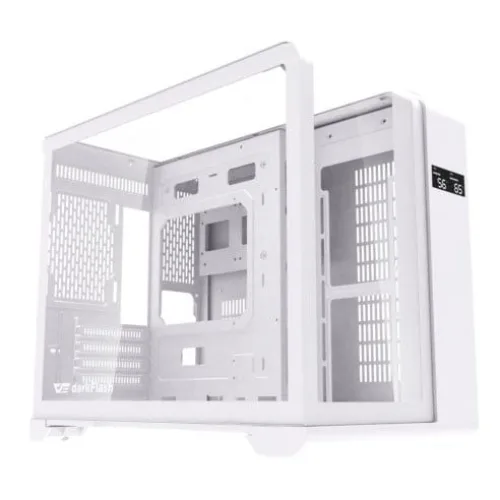 Thùng máy DarkFlash L280M (Chưa kèm Fan) | M-ATX/ITX, Kính cường lực, Trắng