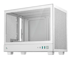 Thùng máy Deepcool CH160 WH Glass Mini-ITX | Trắng, không kèm fan - Bezon Buôn Ma Thuột