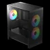 Thùng máy Gamdias Aura GC15M ARGB M-ATX (Kèm Sẵn 3 Fan ARGB) | Micro Tower, Kính cường lực, Đen - 2