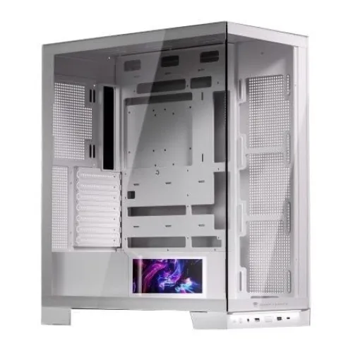 Thùng máy Jungle Leopard AX-8 LCD (Không kèm Fan) | Mid Tower, ATX/M-ATX/ITX, ARGB, Trắng