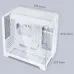 Thùng máy Lian Li O11 Vision M Digital (LCD 9.2 inch) (Không Kèm Fan) (CASELLO11VMDW) | M-ATX/ITX, LCD 9.2 inch, VGA 410mm, Trắng - 3