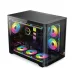 Thùng máy Magic Gaming GM-02 Pro Curved M-ATX Support AIO 360 (Hồ Cá) Không Kèm Sẵn Fan - Đen - 3