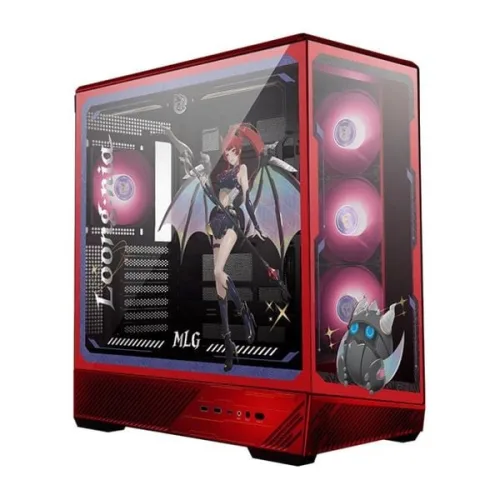 Thùng máy MSI PAG PANO M110A M-ATX | Kèm 3 Fan RGB, Đen