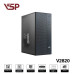 Thùng máy VSP V2820 | Micro ATX/Mini ITX, Mid Tower, Đen - 1