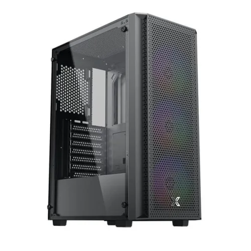 Thùng máy Xigmatek Star 3F (EN90649) F-ATX | Kèm sẵn 3 Fan, Đen