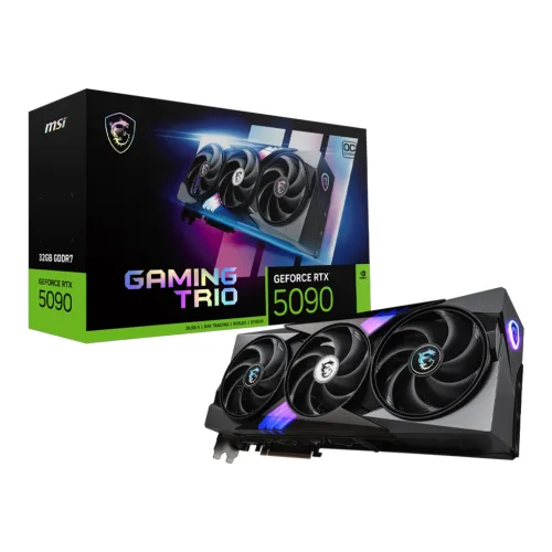 Card màn hình NVIDIA GeForce RTX 5090 MSI GAMING TRIO OC | 32GB GDDR7, 21760 CUDA, 1000W