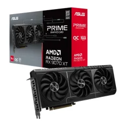 Card màn hình AMD Radeon RX 9070 XT ASUS Prime OC | 16GB GDDR6, 4096 SP, 750W - Bezon Buôn Ma Thuột