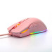 Chuột gaming Motospeed V70 RGB | 12000 DPI, 135g, RGB, Hồng - 3