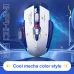 Chuột gaming INPHIC F9 Gundam Chính Hãng | Wireless, 2400 DPI, 90g, Trắng Xanh - 5