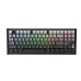 Bàn phím cơ gaming Machenike K600E B87W | 3 Mode, TKL, Linear Switch, RGB, PrintedGrey - 1