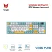 Bàn Phím Giả Cơ Không Dây VSP VK05 Plus| 3 Mode, Min-White-Yellow (KM04-VK05PL0164) - 2