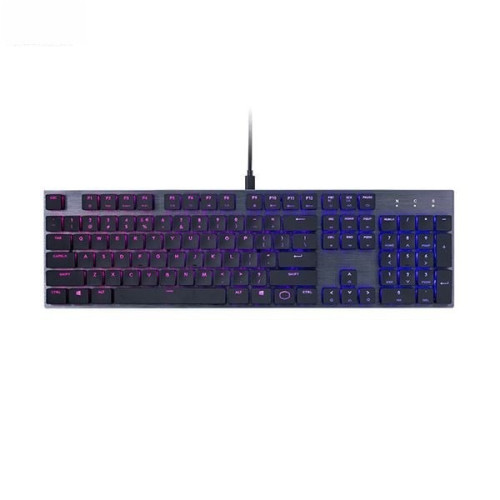 Bàn Phím Cơ Cooler Master SK622 Space Gray | Low Profile, Red Switch, RGB, TKL, Wireless