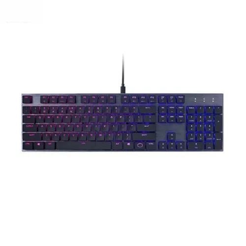 Bàn Phím Cơ Cooler Master SK622 Space Gray | Low Profile, Red Switch, RGB, TKL, Wireless