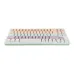 Bàn phím cơ XinMeng M71RGB White Pink | 71 phím, 3 Mode, vỏ nhôm, RGB, Hot-swap - 2