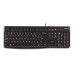 Bàn phím văn phòng Logitech K120 | Membrane, Full-size, USB, màu đen - 1
