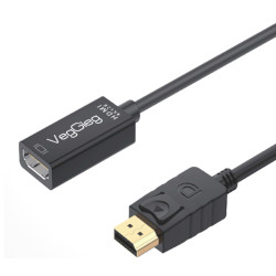 Cáp chuyển DisplayPort to HDMI VEGGIEG VZ614 - Bezon Buôn Ma Thuột