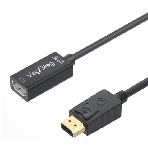 Cáp chuyển DisplayPort to HDMI VEGGIEG VZ614