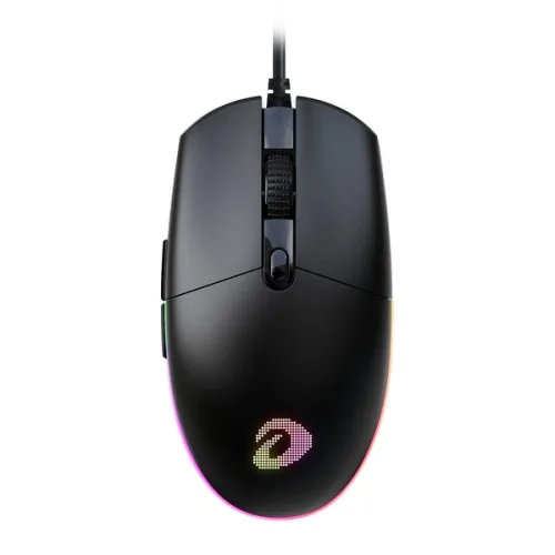 Chuột gaming DareU EM911 | Có dây, 6000 DPI, 100g, RGB, Đen