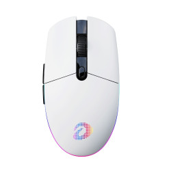 Chuột gaming DareU EM911T | 3 mode, 8000 DPI, 72g, Trắng - Bezon Buôn Ma Thuột