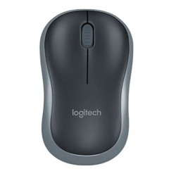 Chuột không dây Logitech M185 Grey | 2.4GHz, 1000 DPI, 75.2g - Bezon Buôn Ma Thuột