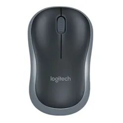Chuột không dây Logitech M185 Grey | 2.4GHz, 1000 DPI, 75.2g - Bezon Buôn Ma Thuột