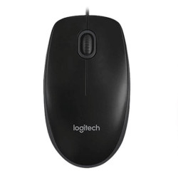 Chuột văn phòng Logitech B100 | Có dây, 800 DPI, 80g, Đen - Bezon Buôn Ma Thuột
