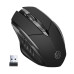 Chuột văn phòng INPHIC F1S Chính Hãng | Wireless, 2400 DPI, 95g, Đen - 1