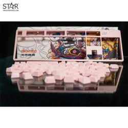 Combo Keycap & Top cover Ajazz DKM150 Pink - Bezon Buôn Ma Thuột