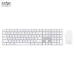 Combo phím chuột văn phòng Apple A1843 | Bluetooth, Fullsize, White - 1