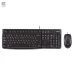 Combo phím chuột văn phòng Logitech MK120 | Có dây, Fullsize, Black - 2