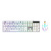 Combo Phím Chuột Gaming Magic KM-01L | Có dây, Led Rainbow, Trắng - 1
