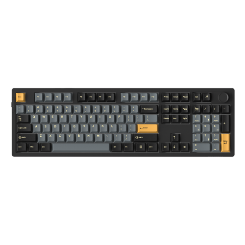Bàn phím cơ gaming Dareu EK106 Pro | 3 Mode, Fullsize, Linear Switch, RGB, Black/Golden, Hot swap