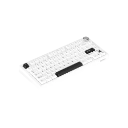 Bàn phím cơ DareU Flex 75 White Black | 75%, Tri-mode, Pegasus Switch, RGB, Gasket Mount - Bezon Buôn Ma Thuột