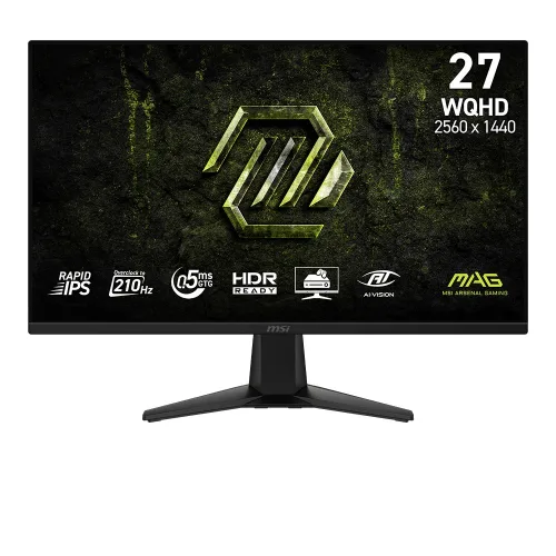 Màn hình Gaming 2K MSI MAG 275QF E21 | 27 inch, WQHD, Rapid IPS, 210Hz, DisplayHDR 400