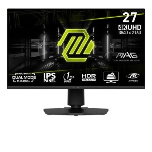 Màn hình Gaming MSI Dual 4K MAG 275UPD E14 | 27 inch, UHD 4K 144Hz / FHD 288Hz, IPS, 1ms MPRT, Adaptive-Sync