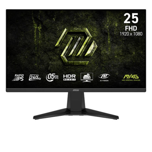 Màn hình Gaming MSI MAG 255F X24 | 25 inch, Full HD, Rapid IPS, 240Hz, HDR Ready
