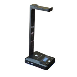 Nút nguồn Leopard kèm giá treo tai nghe RGB - Đen - Bezon Buôn Ma Thuột