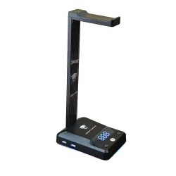Nút nguồn Leopard kèm giá treo tai nghe RGB - Đen - Bezon Buôn Ma Thuột