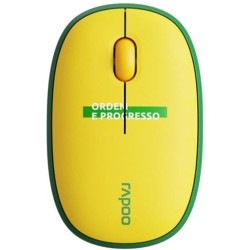 Chuột không dây Rapoo M650 Silent Brazil | Bluetooth/2.4GHz, 1300 DPI, 60g - Bezon Buôn Ma Thuột