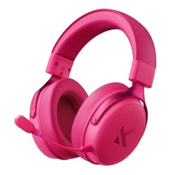 Tai Nghe Gaming Không Dây MCHOSE V9 Pro- Rose Red - 3 Modes - Bezon Buôn Ma Thuột