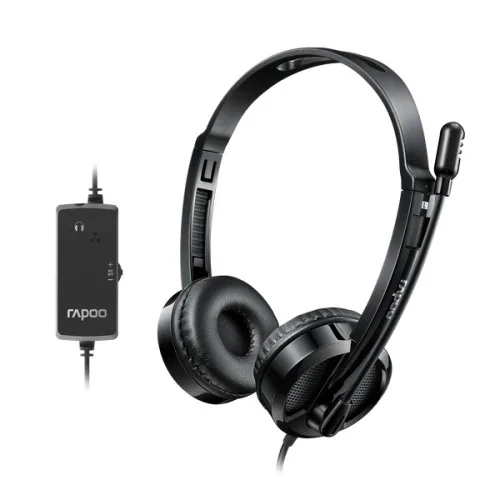 Tai nghe Rapoo H120 Stereo | Có dây, On-ear, Đen