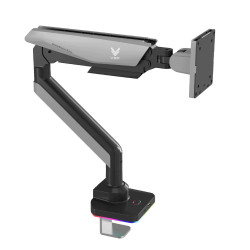 Giá treo màn hình VSP VG60-1 - Đen xám | 17 - 42 inch, chân đế RGB, nút chỉnh LED, cổng USB 3.0 & Type C - Bezon Buôn Ma Thuột