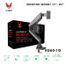 Giá treo màn hình VSP VG60-1 - Đen xám | 17 - 42 inch, chân đế RGB, nút chỉnh LED, cổng USB 3.0 & Type C - 3