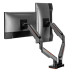 Giá treo màn hình đôi Human Motion T9 Pro II Dual - Xám | 23 - 43 inch - 3