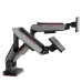 Giá treo màn hình đôi Human Motion T9 Pro II Dual - Xám | 23 - 43 inch - 4