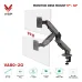 Giá treo màn hình VSP VA80-2G, 17-32 inch, Chân đôi, Màu Đen Xám - 1