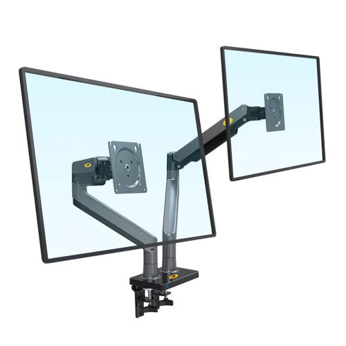 Giá treo màn hình đôi North Bayou G35 - Màu xám than mờ | 22 - 32 inch, Không USB