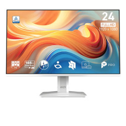 Màn hình Văn phòng MSI PRO MP243W E14 Trắng | 24 inch, Full HD, IPS, 144Hz, Speaker - Bezon Buôn Ma Thuột