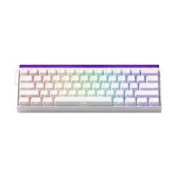 Bàn Phím Cơ Có Dây AKKO Veekos Shine60 SP White Akko Glare Magnetic Switch - Bezon Buôn Ma Thuột
