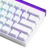 Bàn Phím Cơ Có Dây AKKO Veekos Shine60 SP White Akko Glare Magnetic Switch - 5